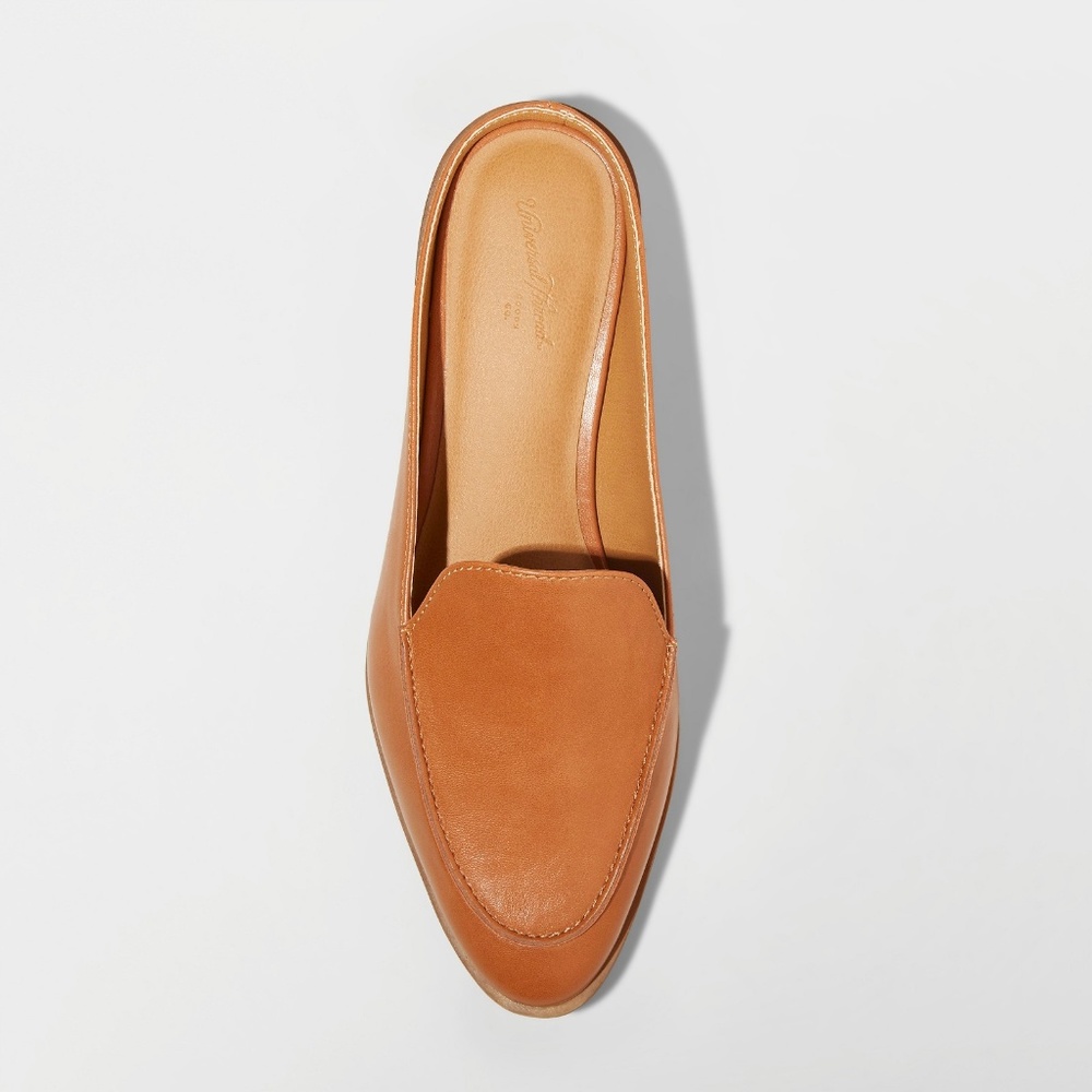 Women's Amber Backless Loafers - Cognac